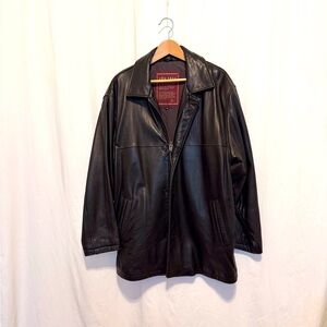 Men's Black Leather Jacket